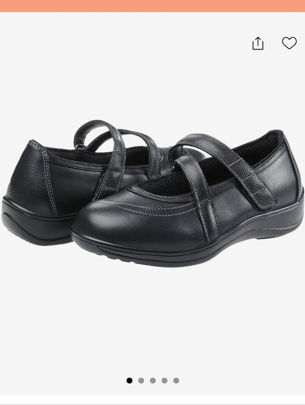 Orthofeet Celina Flat Shoes Leather- 10
